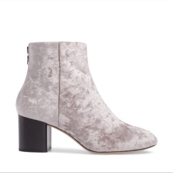 Rag & Bone Drea Ankle Boots Dove Velvet Size 6 $525 - Picture 5 of 7